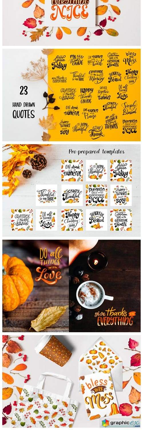 Thanksgiving Holiday Overlay+clipart