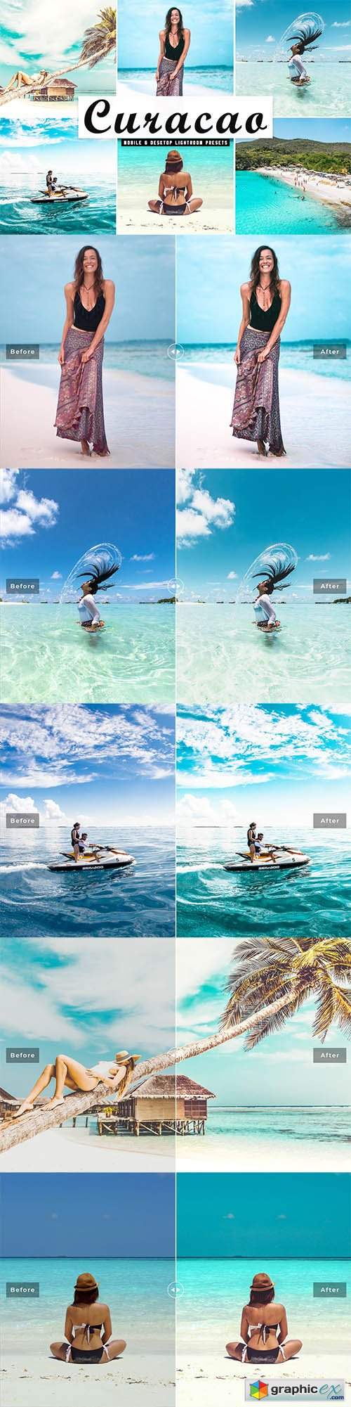 Curacao Mobile & Desktop Lightroom Presets