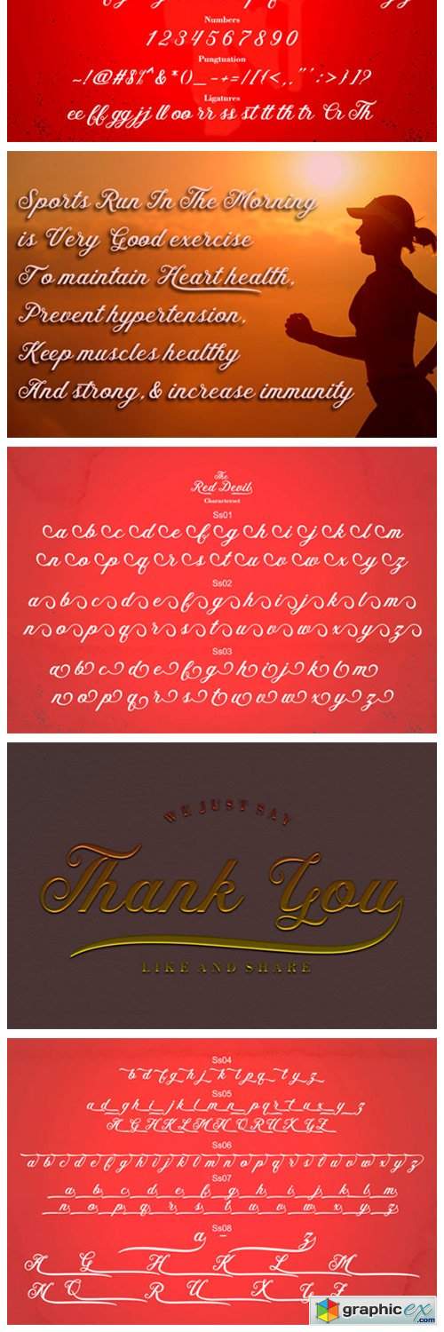 The Red Devil Font