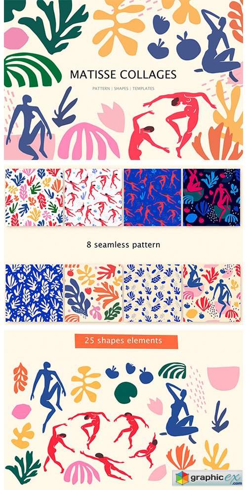 Matisse Collages Art