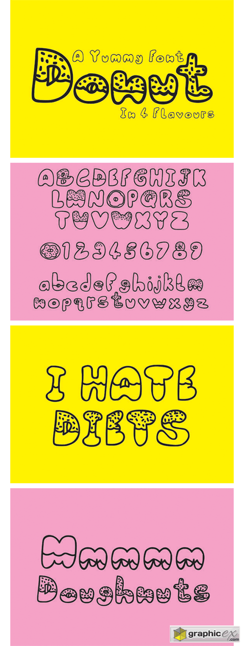 Donut Font