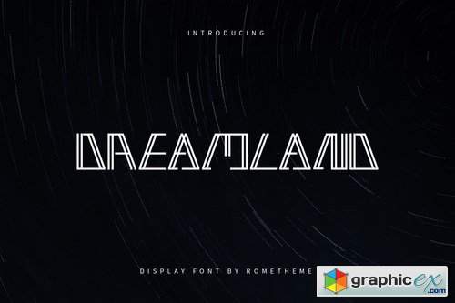 Dreamland - Display Font DR