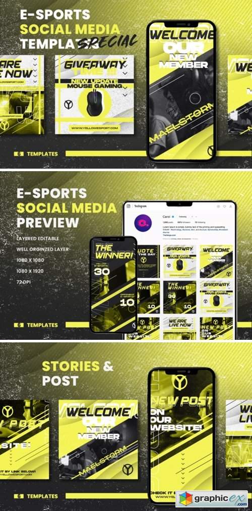 Social Media E Sport Template