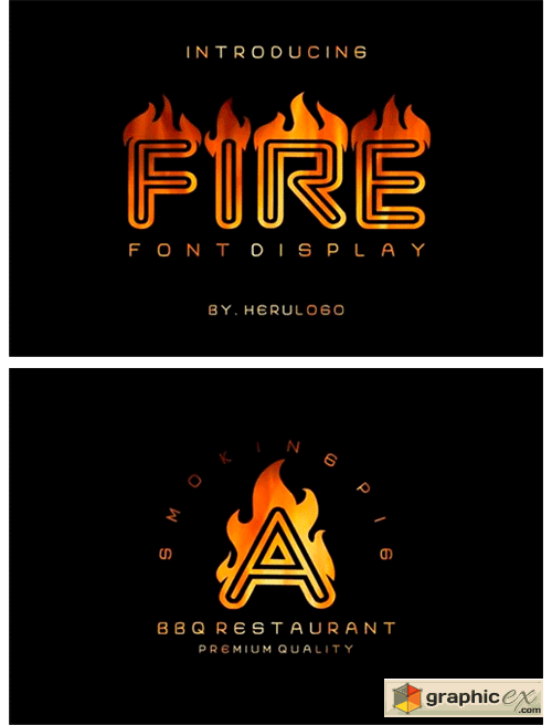 Fire Font