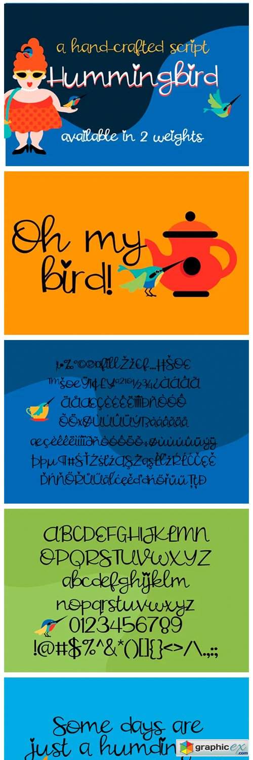 Hummingbird Font