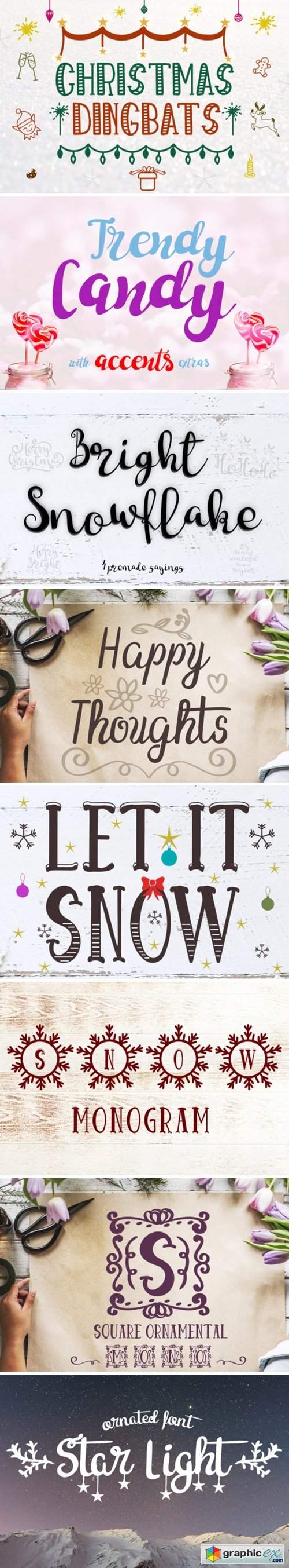 8 Cheerful Christmas Fonts Font