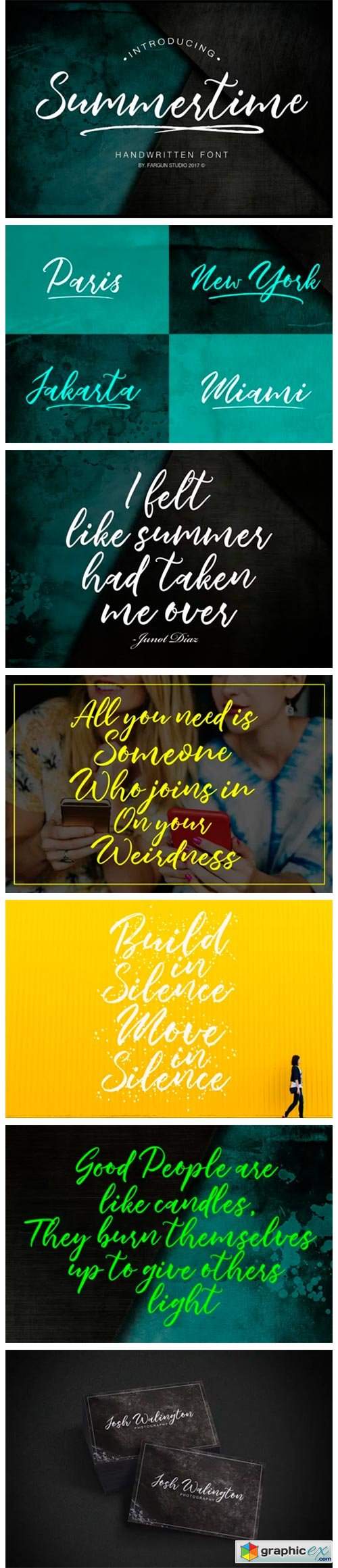 Summertime Script Font