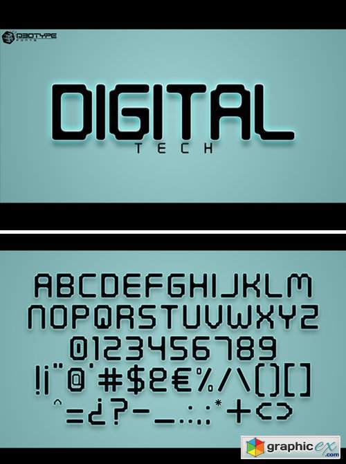 Digital Font