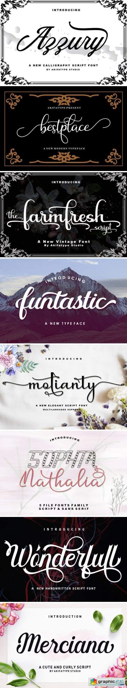 8 Inspiring Script Fonts