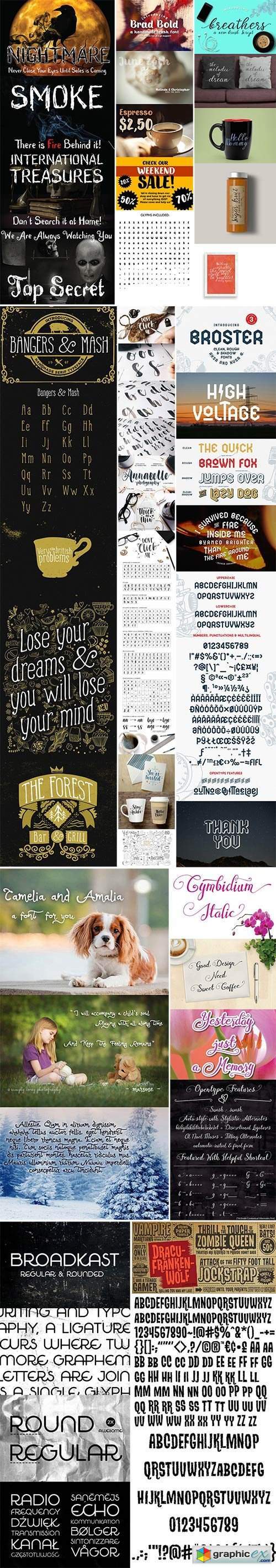 Mix Fonts Bundle 108