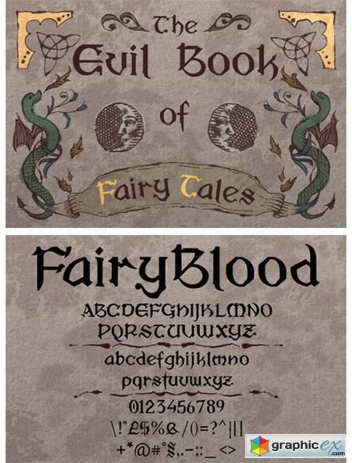 FairyBlood Font