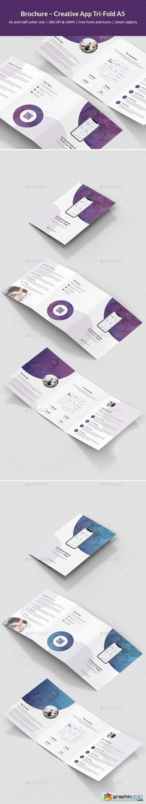 Brochure – Creative App Tri-Fold A5 