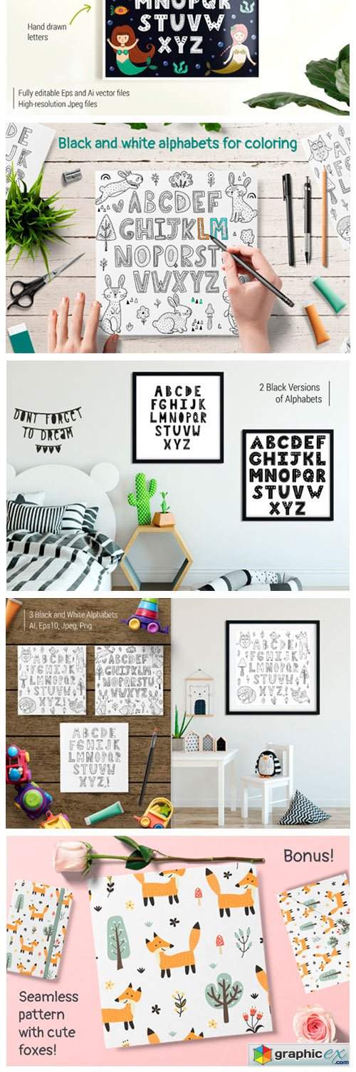  ABC: Alphabet Posters Pack 