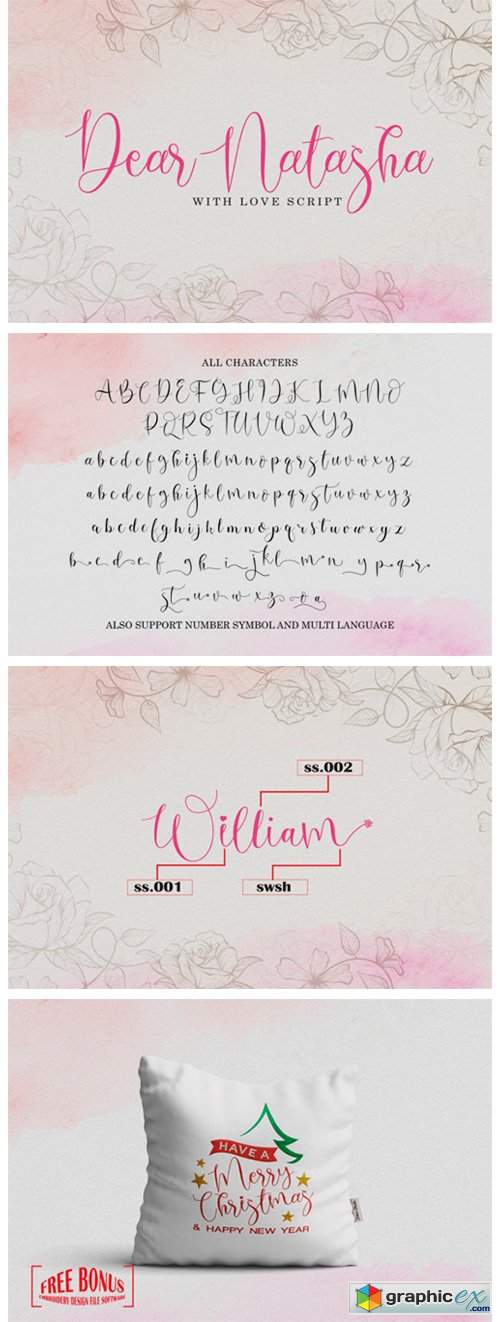  Dear Natasha Font 