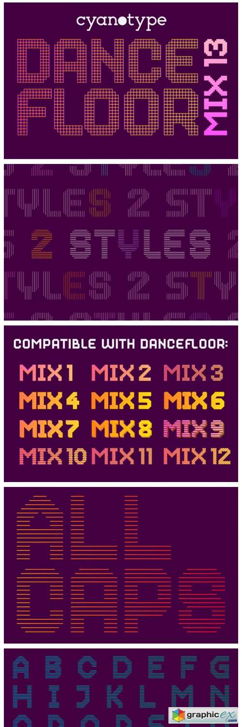  Dance Floor Mix 13 Font 