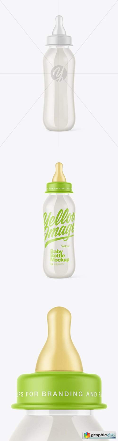  Baby Milk Bottle Mockup 