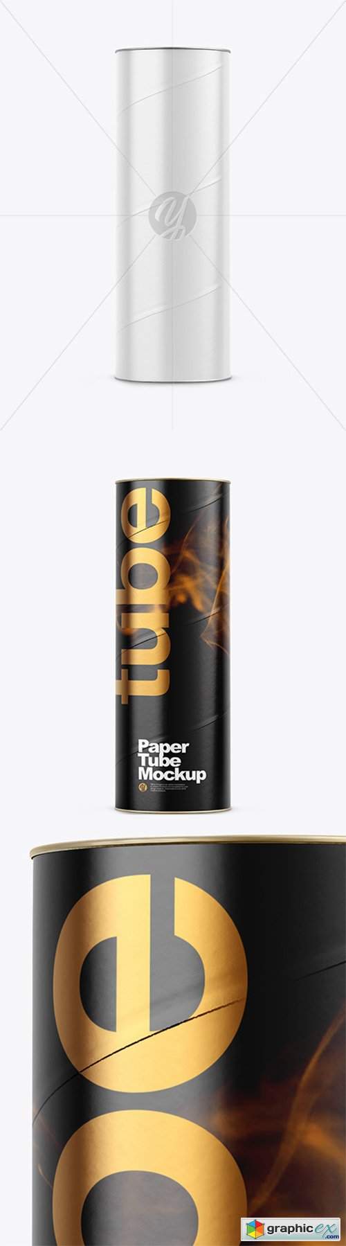 Download Glossy Paper Tube Mockup » Free Download Vector Stock Image Photoshop Icon