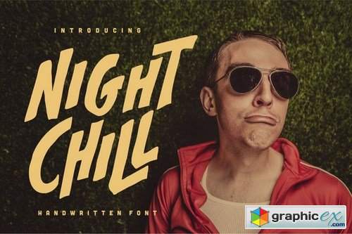  Night Chill - Handwritten Font 