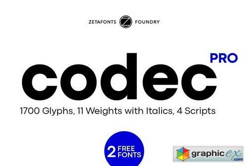  Codec Pro Font Family 