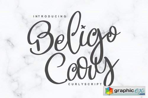  Beligo Cary Curly Script Font 