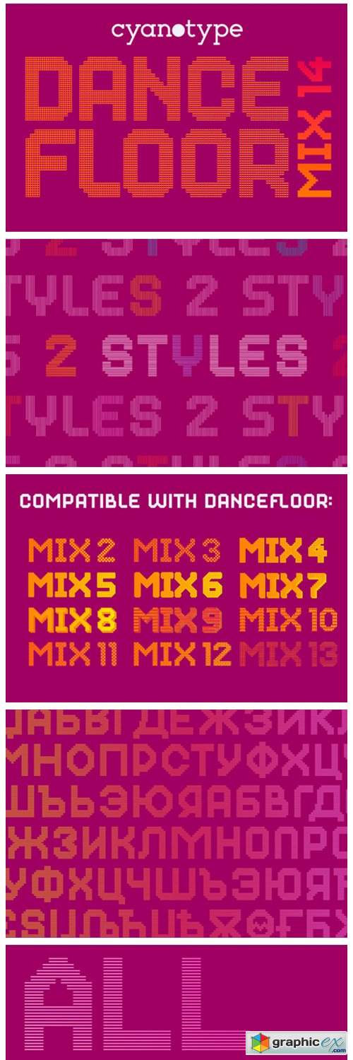  Dance Floor Mix 14 Font 