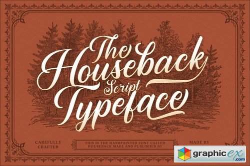  Houseback Font 