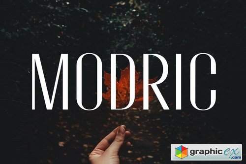  Modric - Condensed Sans Serif 