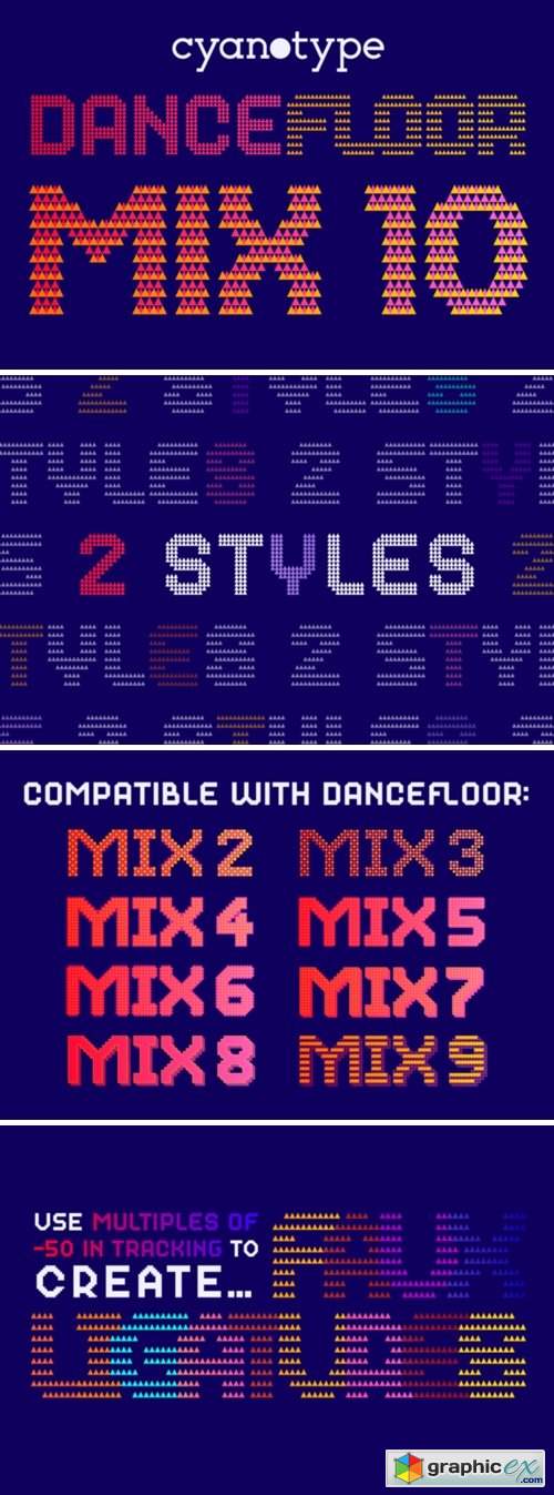  Dance Floor Mix 10 Font 