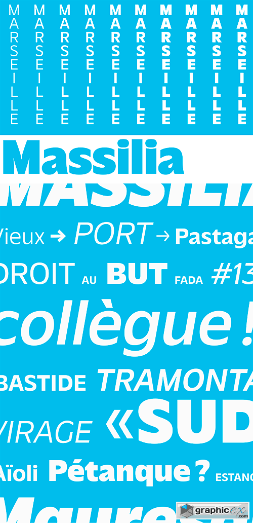  Massilia Font Family 