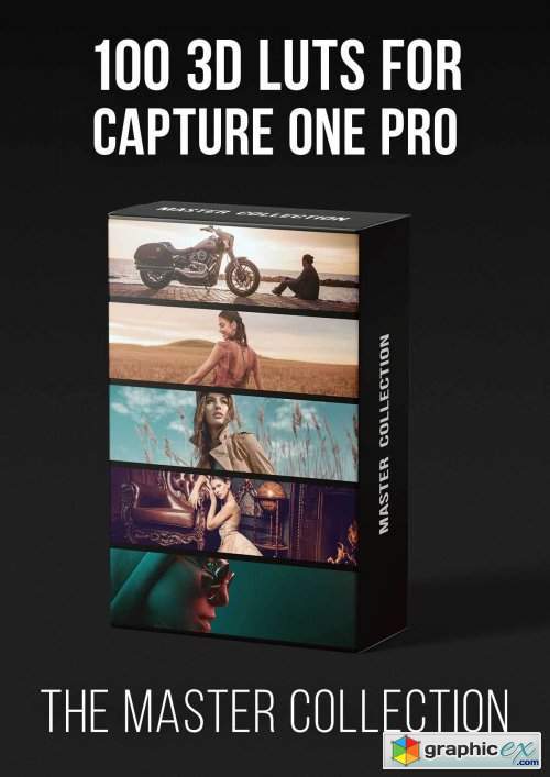 PRO EDU - Master Collection - 100 3D Lut Profiles For Capture One Pro