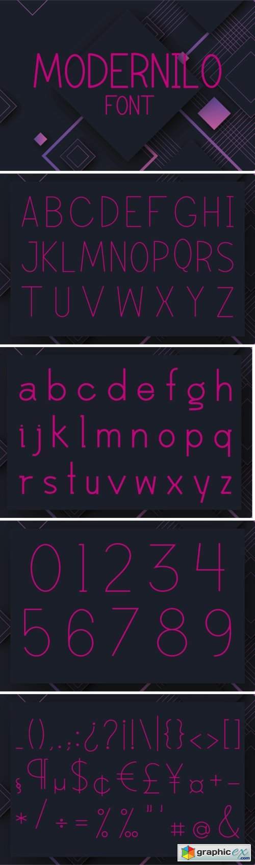 Modernilo Font