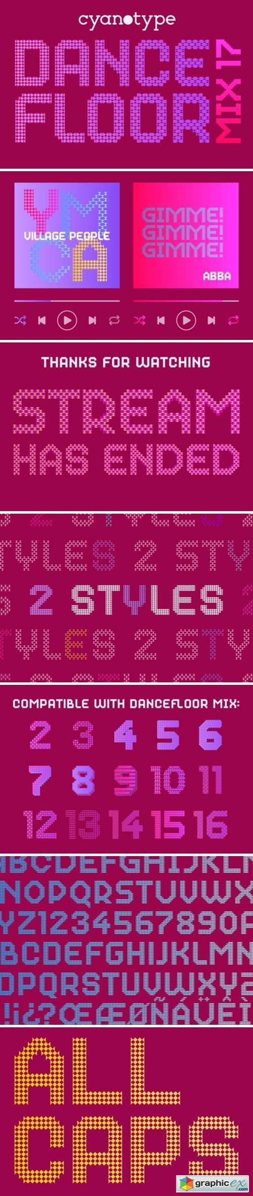 Dance Floor Mix 17 Font