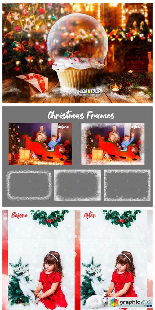 67 Photoshop Overlay Christmas Backdrop