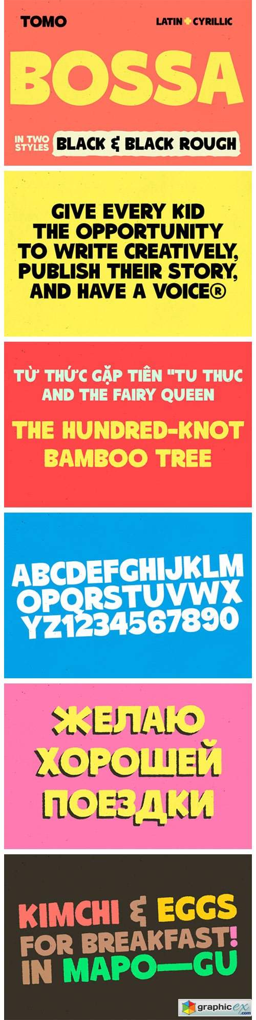  Tomo Bossa Font 