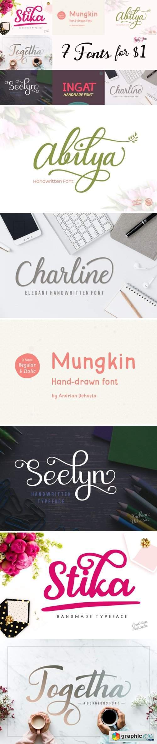 7 Beautiful and Fancy Fonts