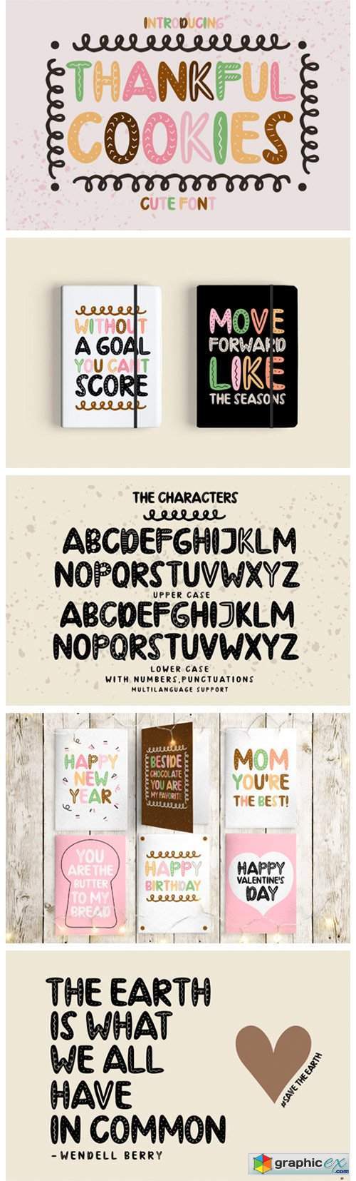 Thankful Cookies Font