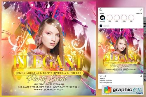 Elegant Party Event Flyer 
