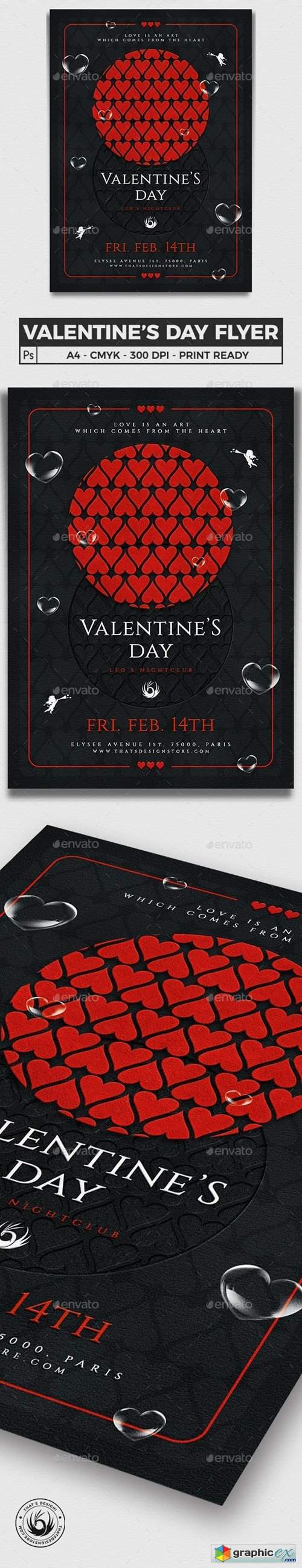 Valentines Day Flyer Template V22