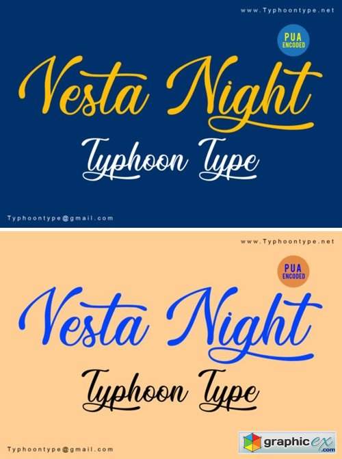  Vesta Night Font 