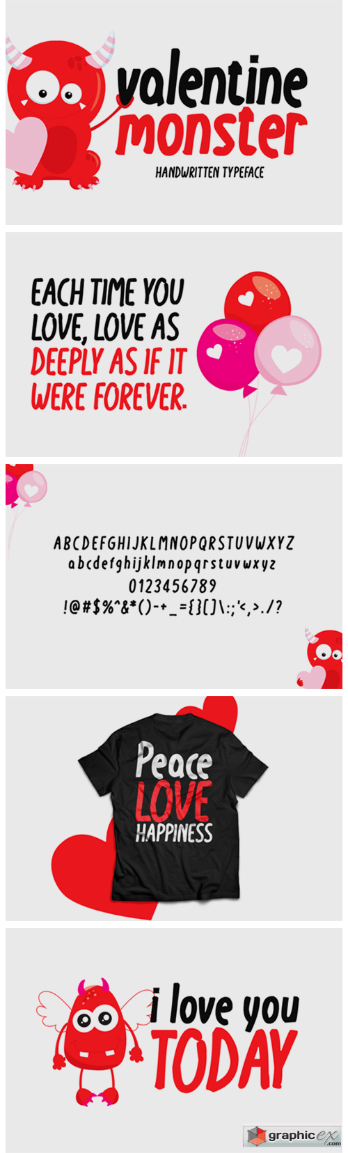 Valentine Monster Font