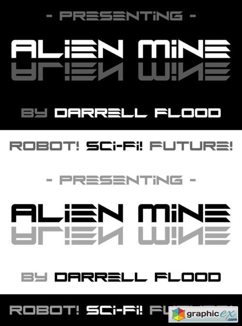  Alien Mine Font 