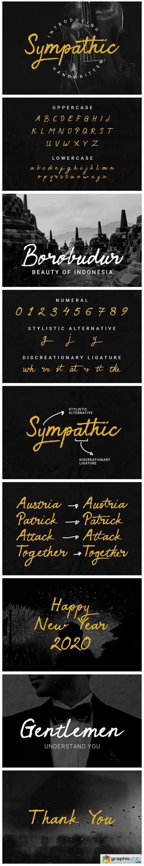 Sympathic Font