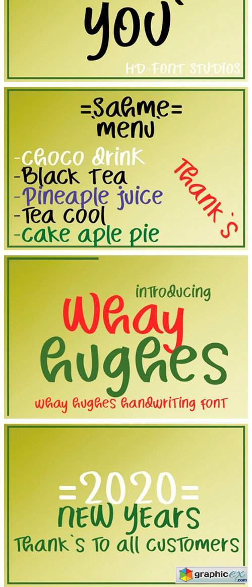 Whay Hughes Font