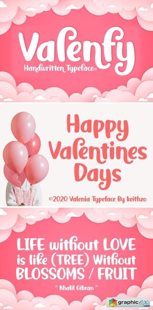  Valenfy Font 