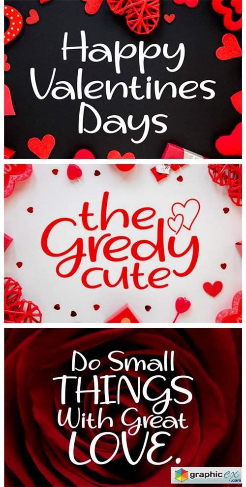 The Gredy Cute Font