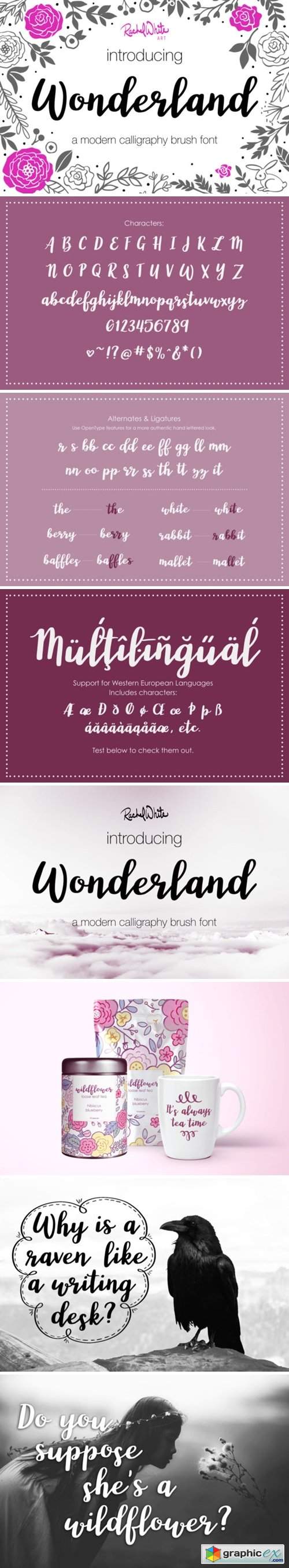  Wonderland Font 