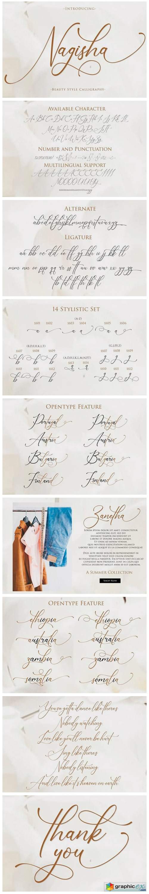  Nagisha Font 