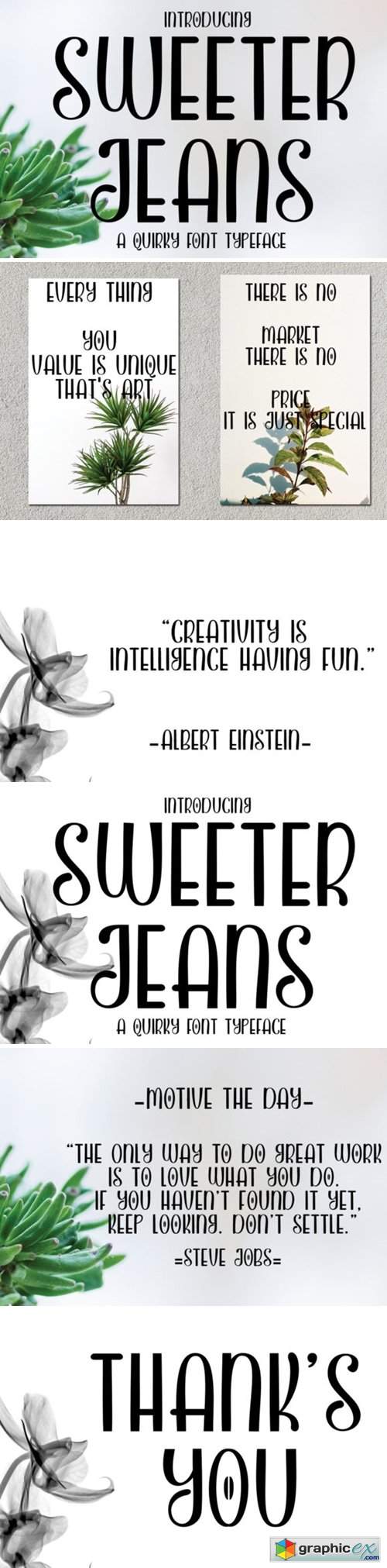  Sweeter Jeans Font 
