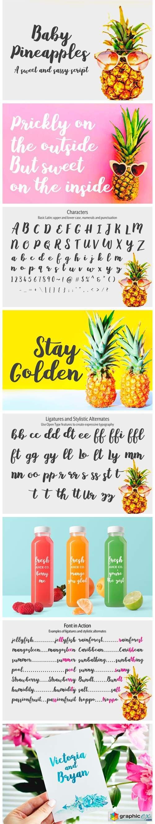 Baby Pineapples Font