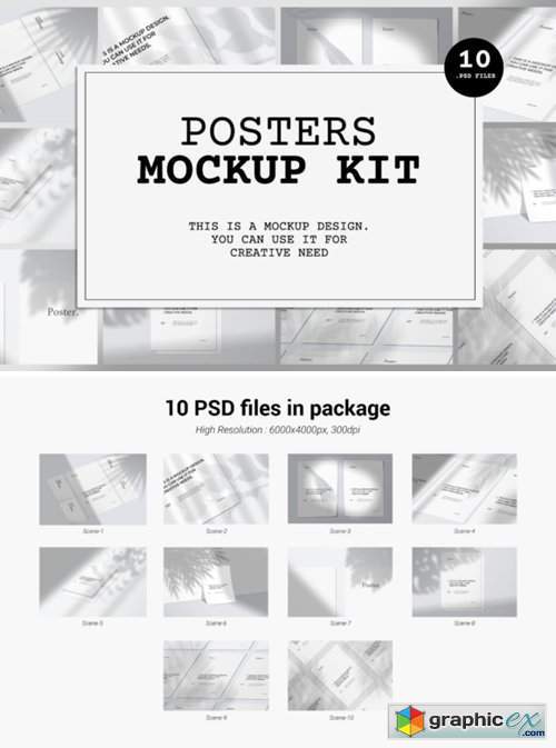 Poster MockUps Kit